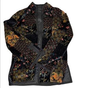 Vintage Satin Lined Jacket Blazer Size Small